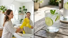 Czyszczenie okien i luster z lat 40. bez użycia środków chemicznych: prosty sposób na połysk